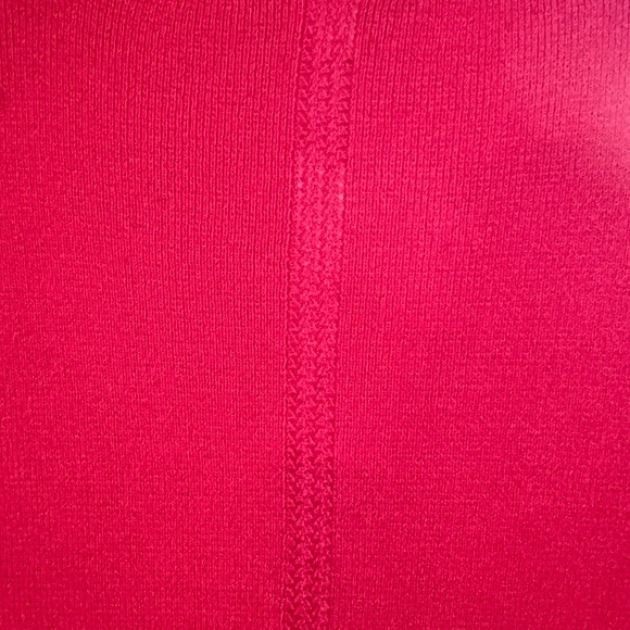 Cleo Petites Red Open-Front Cardigan L, easy professional polished office wear - Picture 5 of 6